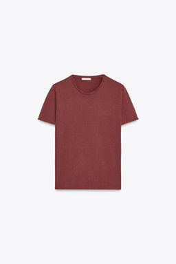 FADED SHORT SLEEVE T-SHIRT - Zara фото 44