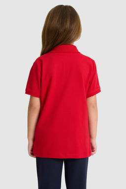 K_z _ocuk Polo Yaka K_rm_z_ Basic Ti__rt