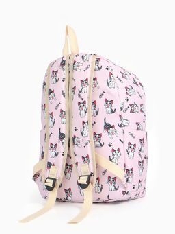 Набор: рюкзак школьный и пенал, с карманами, с принтом, размер 29?12?41 см, розовый