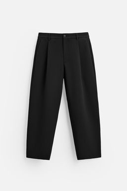 RELAXED FIT PLEATED TROUSERS - Zara фото 5