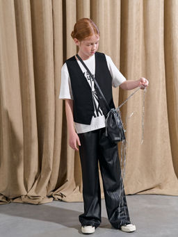 Жилет "Уголь" для девочки 7+