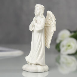 Цена за 3 шт. Фигурка полистоун Ангел-хранитель молитва, 10.5?5?4 см