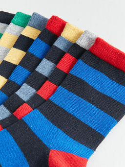 ?izgili Erkek ?ocuk Soket ?orap 7li