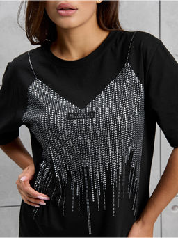 Футболка "Топ" черный женская