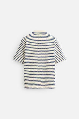 STRIPED JACQUARD POLO SHIRT - Zara фото 8
