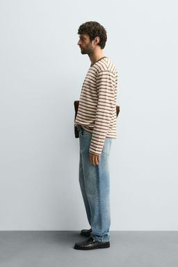 STRIPED JACQUARD T-SHIRT