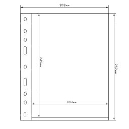 Лист для банкнот на 1 ячейку формат Optima LEUCHTTURM 319037