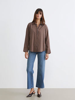 Wideleg Kad?n Jean Pantolon