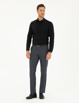 Siyah Slim Fit Arm_rl_ Uzun Kollu G_mlek