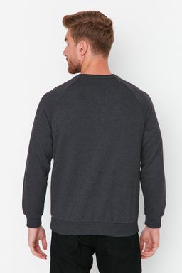 TRENDYOL MAN Bordo Regular/Normal Kesim Ici Polar/S?cak Tutan Sweatshirt TMNAW23SW00189 - Trendyolmilla фото 5