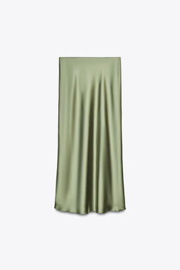 SATIN MIDI SKIRT - Zara фото 34