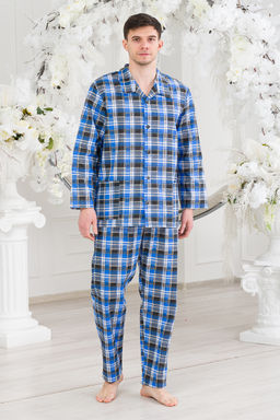Пижама мужская из бязи Глеб микс