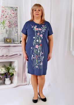 Платье Лавира индиго