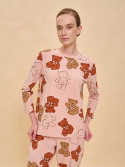 PELICAN, пижама женская, Бежевый фото 4