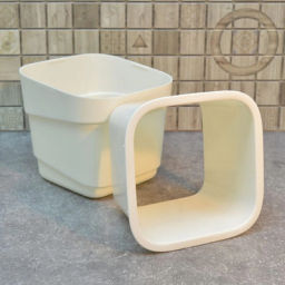 Горшок для цветов 2.2л d155 h145.5мм молочный HILL