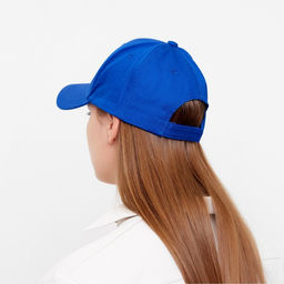 Кепка мужская однотонная MINAKU, размер 58, 100% хлопок, синяя