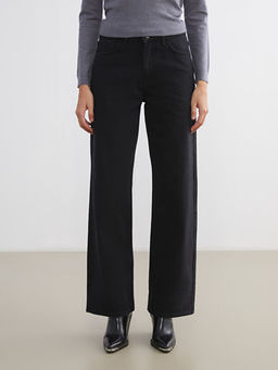 Wideleg Kad?n Jean Pantolon