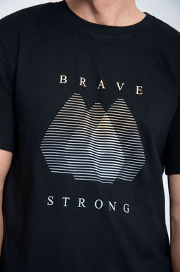 Арт. 67117 Футболка мужская 48-56 (5 шт) Цвет:черный