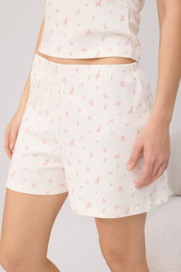 Ekru Cicekli Fitilli Atlet Orme Pijama Tak?m? THMSS26PT00203 - Trendyolmilla фото 3
