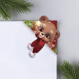 Цена за 20 шт. Закладки для книг, оригами С новым годом! МИКС - Artfox фото 11