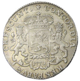 1/2 дукатона 1770 года Голландия  Западная Фрисландия