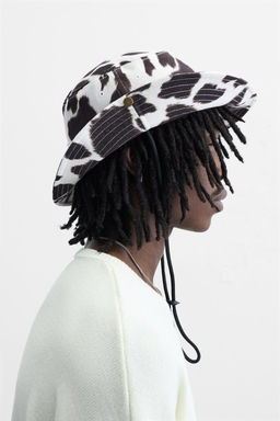 ANIMAL PRINT BUCKET HAT - Zara фото 2