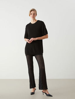 Beli Lastikli Dantelli Kad?n Pantolon