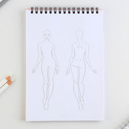 Скетчбук с шаблоном фигуры А5, 40 л Мечтай - Artfox фото 3