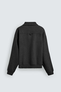 TEXTURED POLO SWEATSHIRT - Zara фото 16