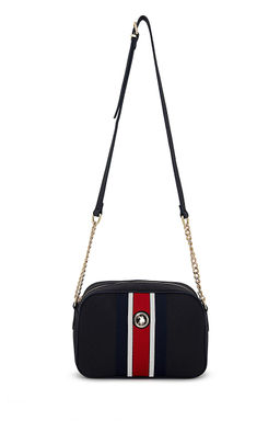 Женская темно-синяя сумка - U.s. polo assn фото 5