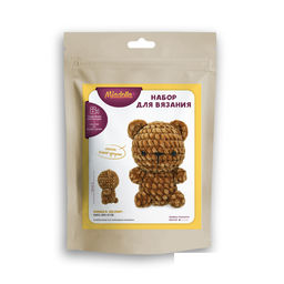 Набор для вязания Miadolla AMG-MN-0136 Мишка (велюр)