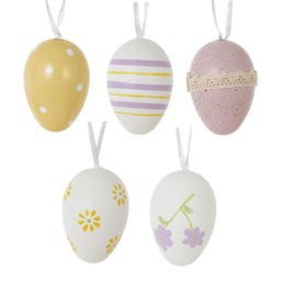Набор из 12-ти изделий декоративных подвесных "Яйцо" (4*6), L18,5 W18,5 H4,5 см