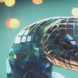 Подушка декоративная антистресс «Змея», зелёная