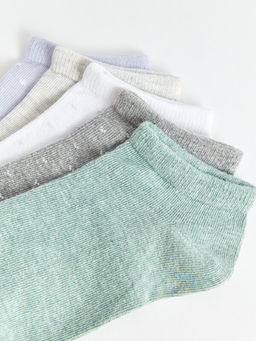 Desenli Kad?n Patik ?orap 5li Paket - Waikiki фото 3