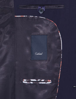 Темно-синий приталенный костюм - Cacharel фото 7