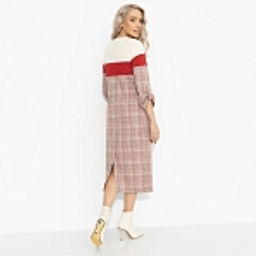 Платье с акцентной спинкой, Влюблена в себя (красное) - Charutti фото 11