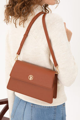 Женская светло-коричневая сумка через плечо Неожиданная скидка в корзине - U.s. polo assn фото 2