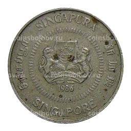 10 центов 1986 года Сингапур