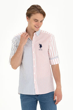 U. S. Polo Assn Мужская темно-синяя рубашка с длинным рукавом - U.s. polo assn фото 17
