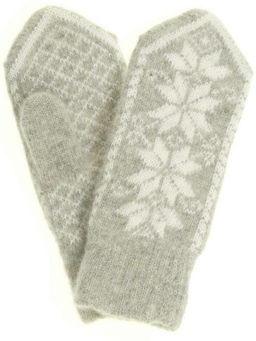 Варежки женские "Цветы" ПП 3212-9