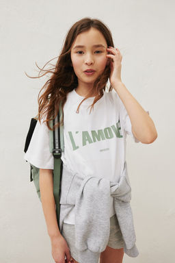 Camiseta de deporte cropped en DryMove