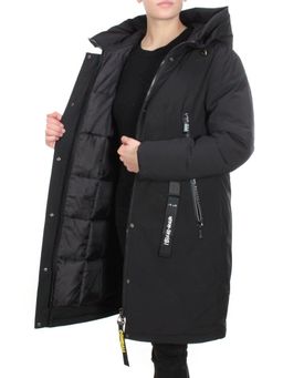 YR-961 BLACK Пальто зимнее женское АЛИСА (200 гр. холлофайбера) - Fashion фото 7