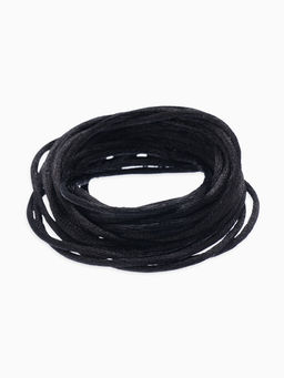 Цена за 3 шт. Шнурок для крестика, набор 3 шт. длина 100 см, диаметр 1.5 мм, нейлоновый гайтан, черный