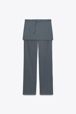 PINSTRIPE TROUSER SKIRT - Zara фото 7