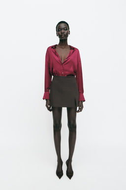 SATIN SHIRT - Zara фото 27