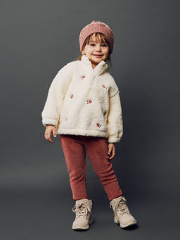 Beli Lastikli Basic K?z Bebek Kadife E?ofman Alt