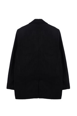 Trendyolmilla Man Haki Regular Fit Kruvaze Kapama Dokulu K?sl?k Kaban TMNAW23KB00002  фото 15