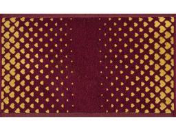 Полотенце махровое 6с104.411ж1 Градиент сердца(кр.дерево1) 67х40см