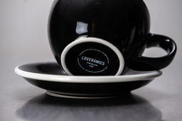 Кофейная пара Loveramics Enjoy чёрная, 300 мл - Tasty coffee фото 3