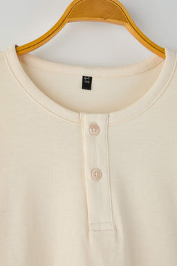 Indigo-Tas %100 Pamuk 2li Duz Erkek Cocuk Orme T-Shirt TKDAW26TS00010 - Trendyolmilla фото 2